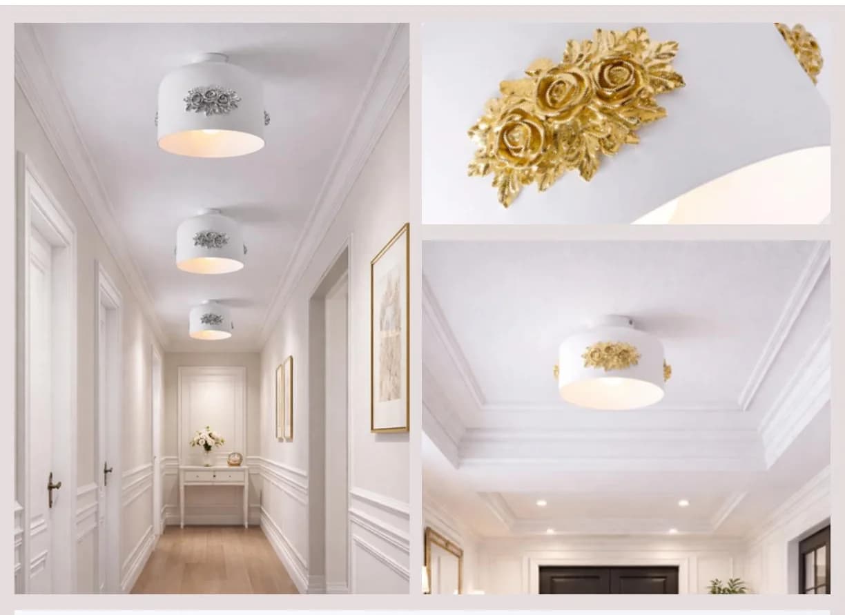 Decorative flush drum from the Ceiling & Surface Lights collection