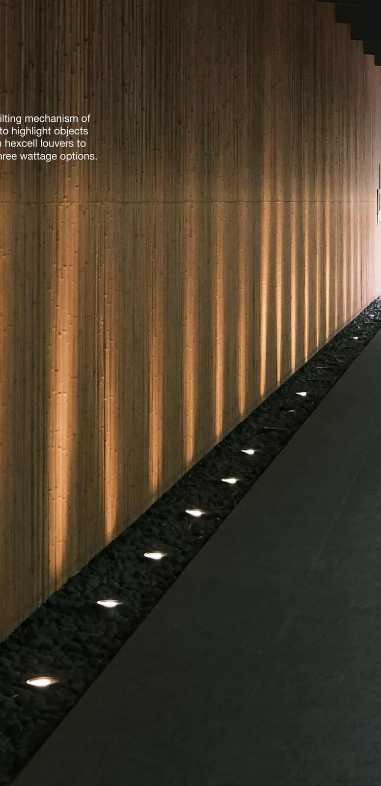 In-ground grazer from the Facade & Linear Lighting collection