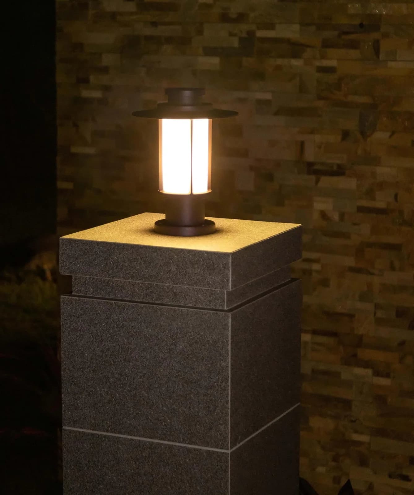 Gate-top lantern from the Landscape & Outdoor Lighting collection