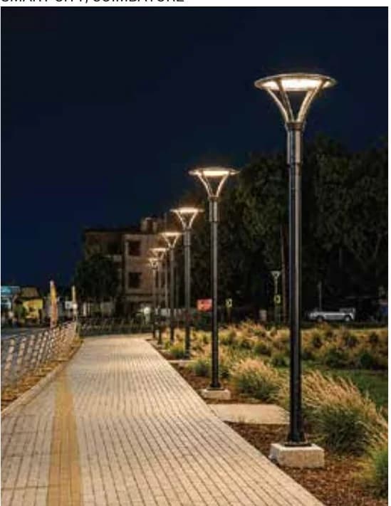 Contemporary campus poles from the Street, Area & Pole Lighting collection