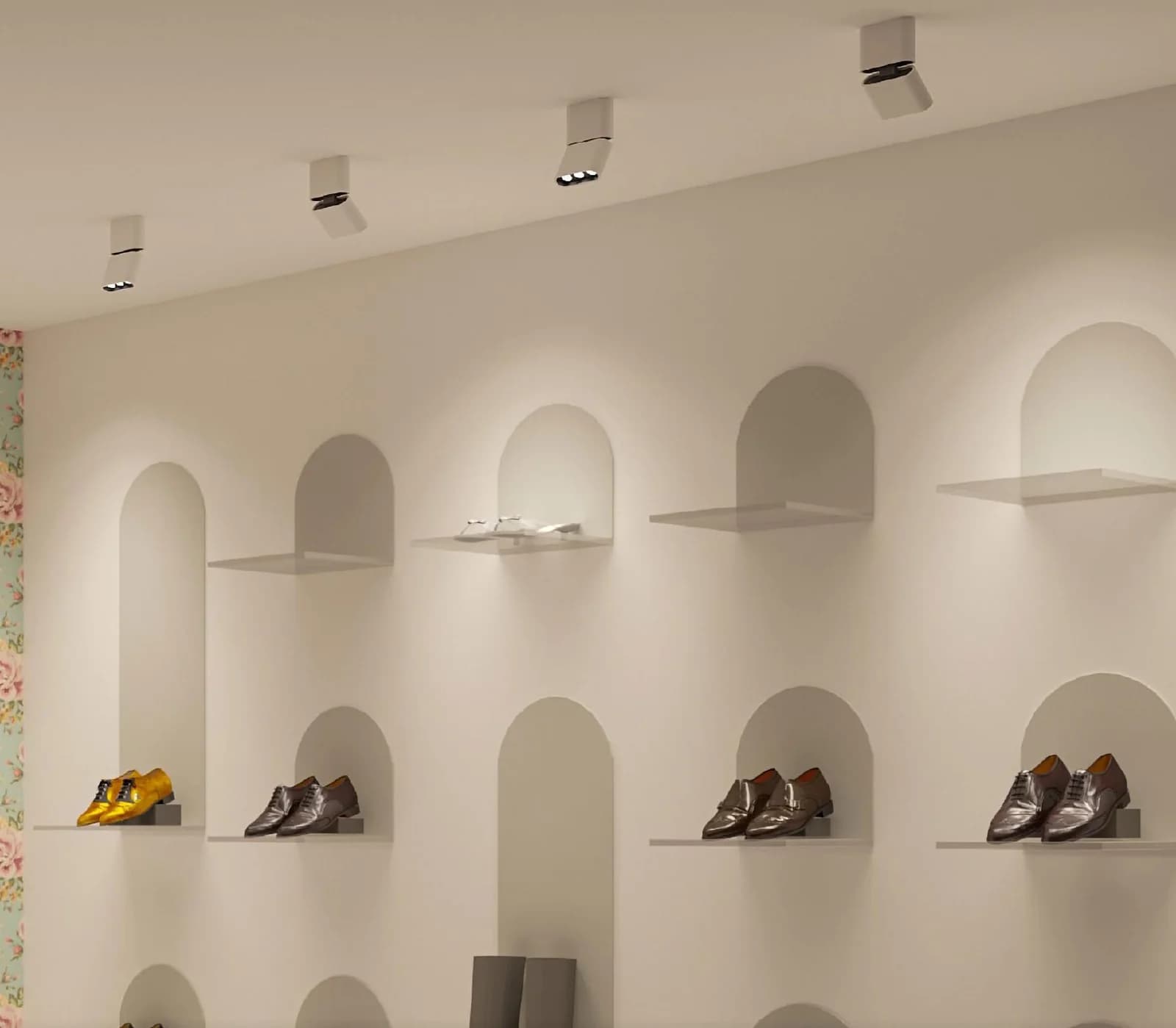 Zoned retail lighting from the Smart Lighting & Automation collection